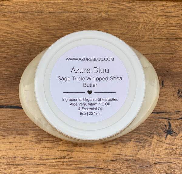 Sage Triple Whipped Shea Butter (4oz or 8oz)