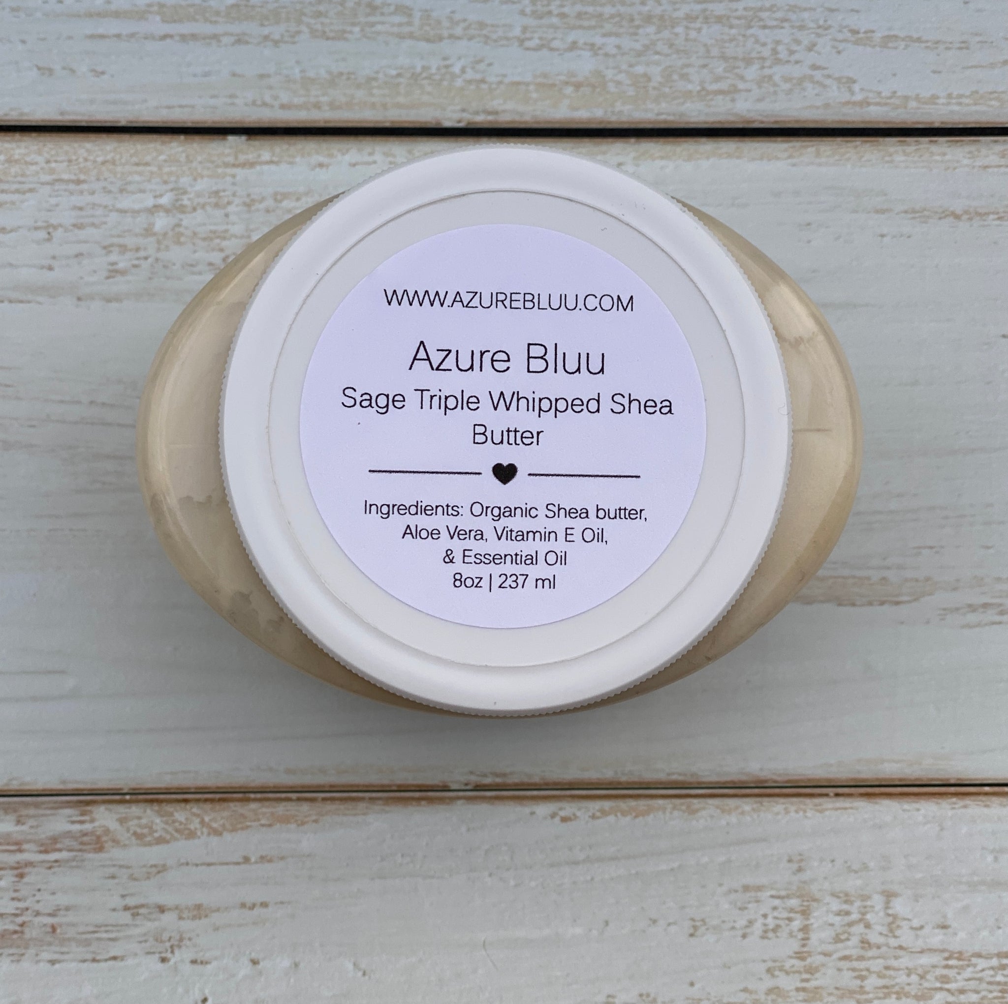 Sage Triple Whipped Shea Butter (4oz or 8oz)