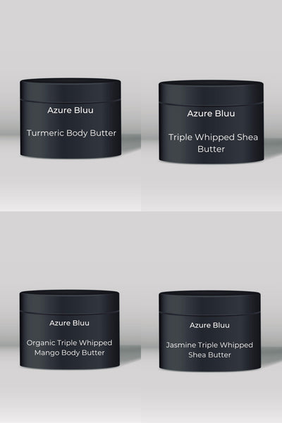 “The Bundle” Organic Triple Whipped Mango Body Butter | Turmeric Body Butter | Jasmine Triple Whipped Shea Butter | Triple Whipped Shea Butter